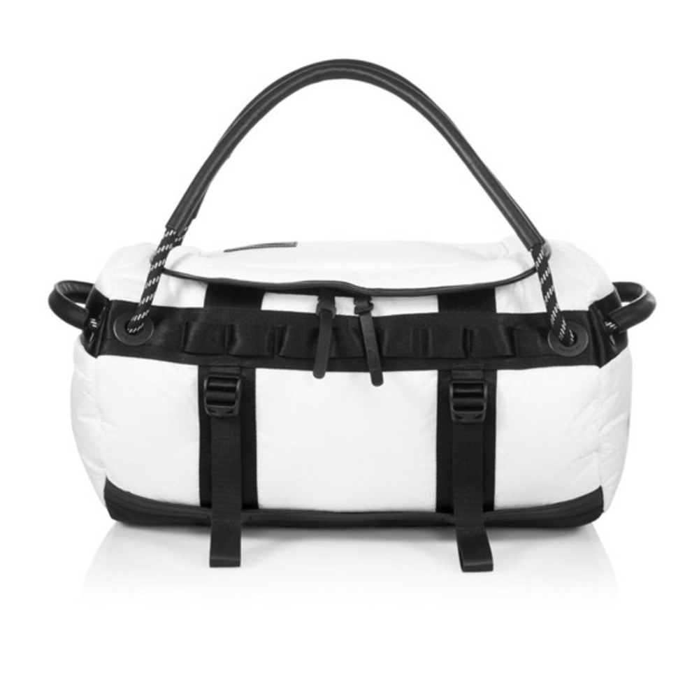 RARE NWT North Face Black Series Base Camp Duffel white and black 30L